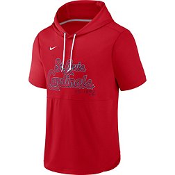 Nike Men's St. Louis Cardinals Red Springer Short Sleeve Hoodie