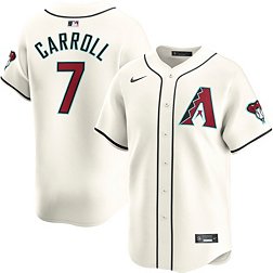 Nike Men's Arizona Diamondbacks Corbin Carroll #7 Teal Limited Vapor Jersey