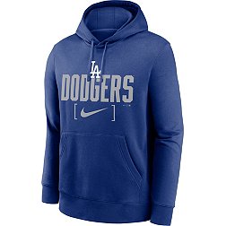 Nike Men's Los Angeles Dodgers Dodger Blue Slack Club Fleece Hoodie