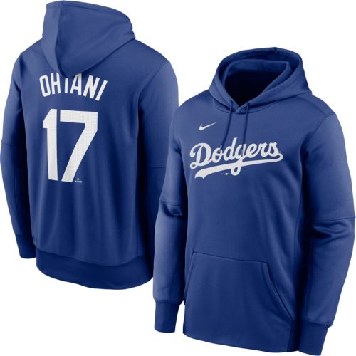 Nike Dodgers フーディ OHTANI 17 Mサイズ DRI-FIT Nike Men's Los Angeles Dodgers Shohei Ohtani #17 Blue Home T