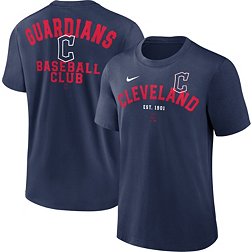 Nike Men's Cleveland Guardians Navy Statement T-Shirt