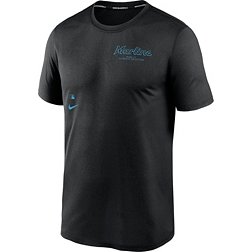 Nike Men's Miami Marlins Black Authentic Collection Early Work T-Shirt