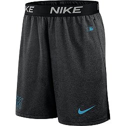 Nike Men's Miami Marlins Teal Authentic Collection Knit Shorts