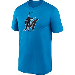 Nike Men's Miami Marlins Teal Fuse Logo Legend T-Shirt