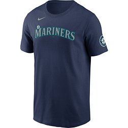 Seattle Mariners MLB Full Button Men's Navy Dri Fit Baseball