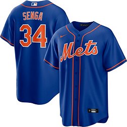 Nike Men's New York Mets Kodai Senga #34 Royal Cool Base Jersey