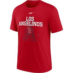 Nike Men's Los Angeles Angels Red Cooperstown Rewind T-Shirt