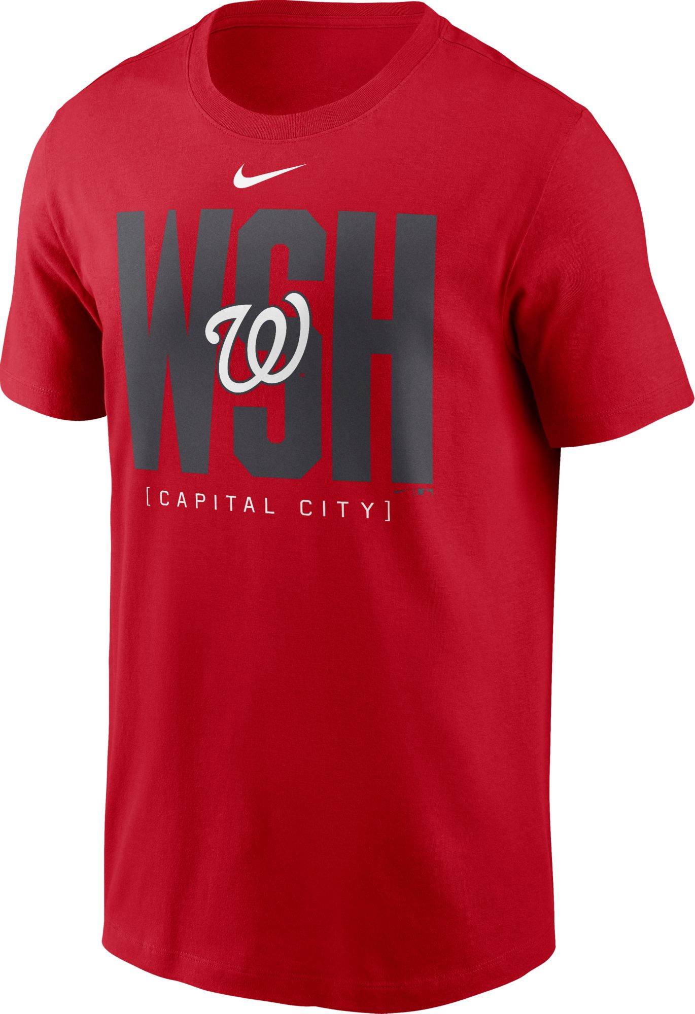 Nike Men's Washington Nationals Red Scoreboard T-Shirt