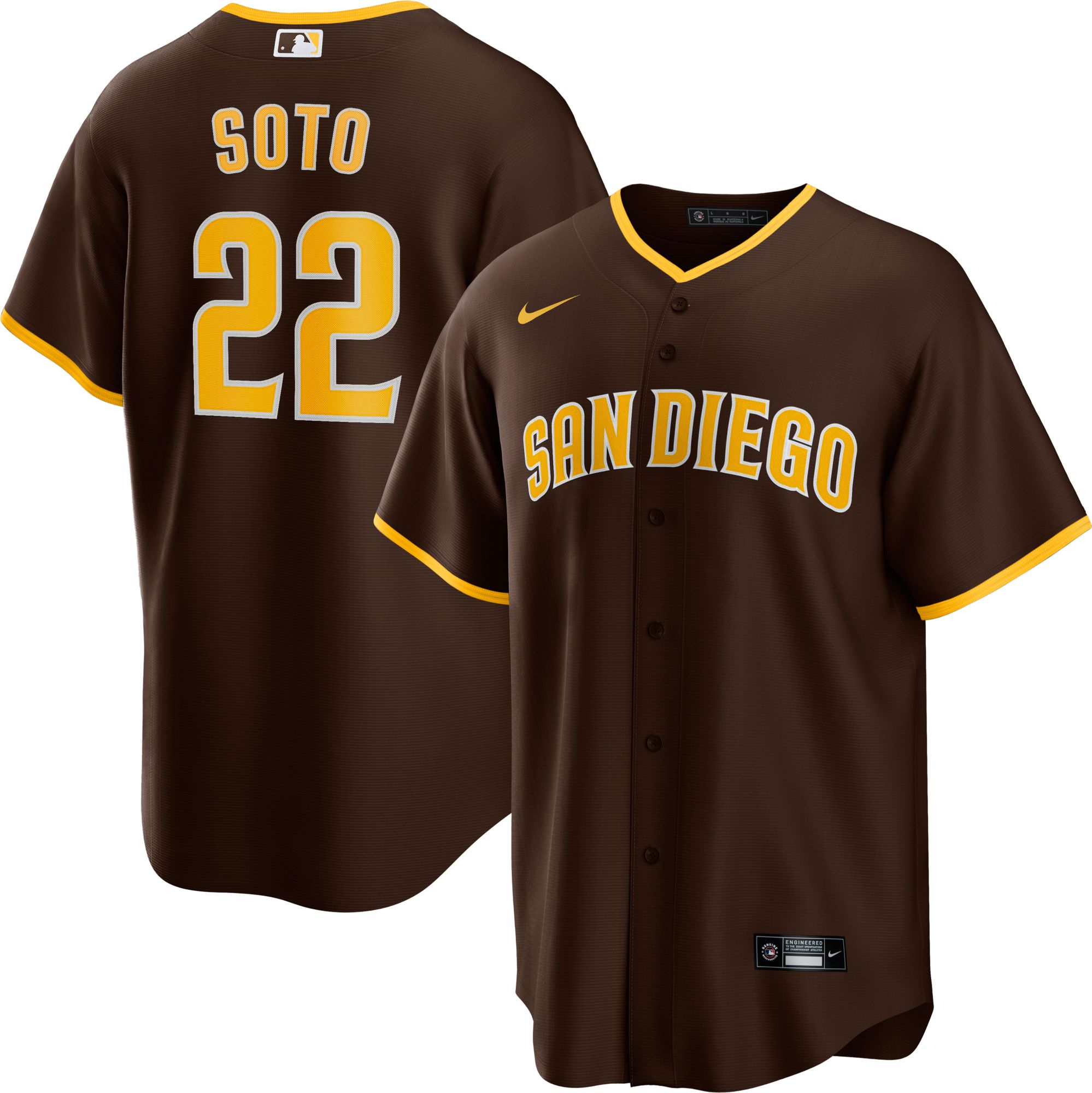 Nike Youth San Diego Padres Fernando Tatís Jr. #23 2022 City Connect  T-Shirt