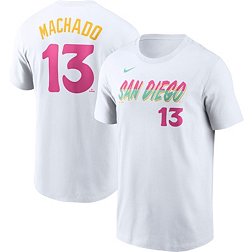 Nike Men's San Diego Padres Manny Machado #13 White T-Shirt