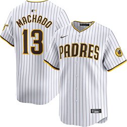 Nike Men's San Diego Padres Manny Machado #13 White Limited Vapor Jersey