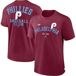 Men's Philadelphia Phillies Rhys Hoskins Majestic Cream Alternate Official  Cool Base Player Jersey