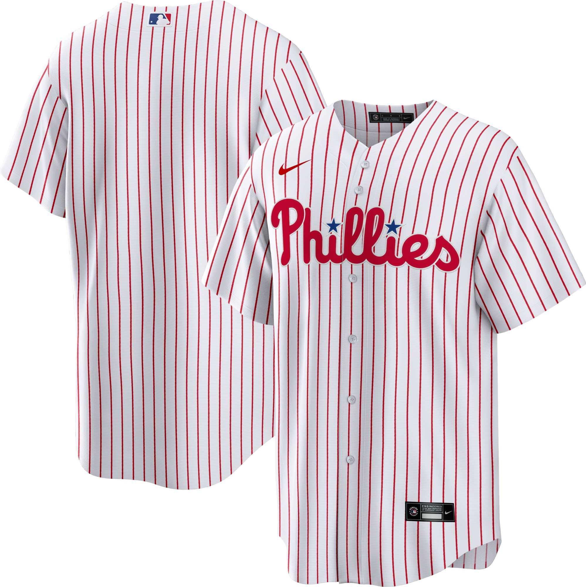 Nike Men's Philadelphia Phillies White Blank Home Cool Base Jersey