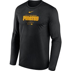 Nike Men's Pittsburgh Pirates Black Authentic Collection Issue Long Sleeve T-Shirt