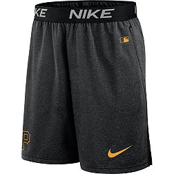 Nike Men's Pittsburgh Pirates Black Authentic Collection Knit Shorts