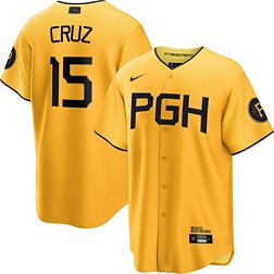 Nike Men's Pittsburgh Pirates 2023 City Connect Oneil Cruz #61 Cool Base Jersey