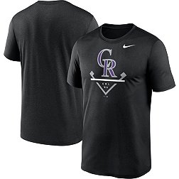 Nike Men's Colorado Rockies Black Icon Legend Performance T-Shirt