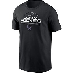 Nike Men's Colorado Rockies Black Team Engineered T-Shirt