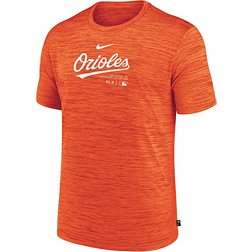 Nike Men's Baltimore Orioles Orange Authentic Collection Velocity T-Shirt