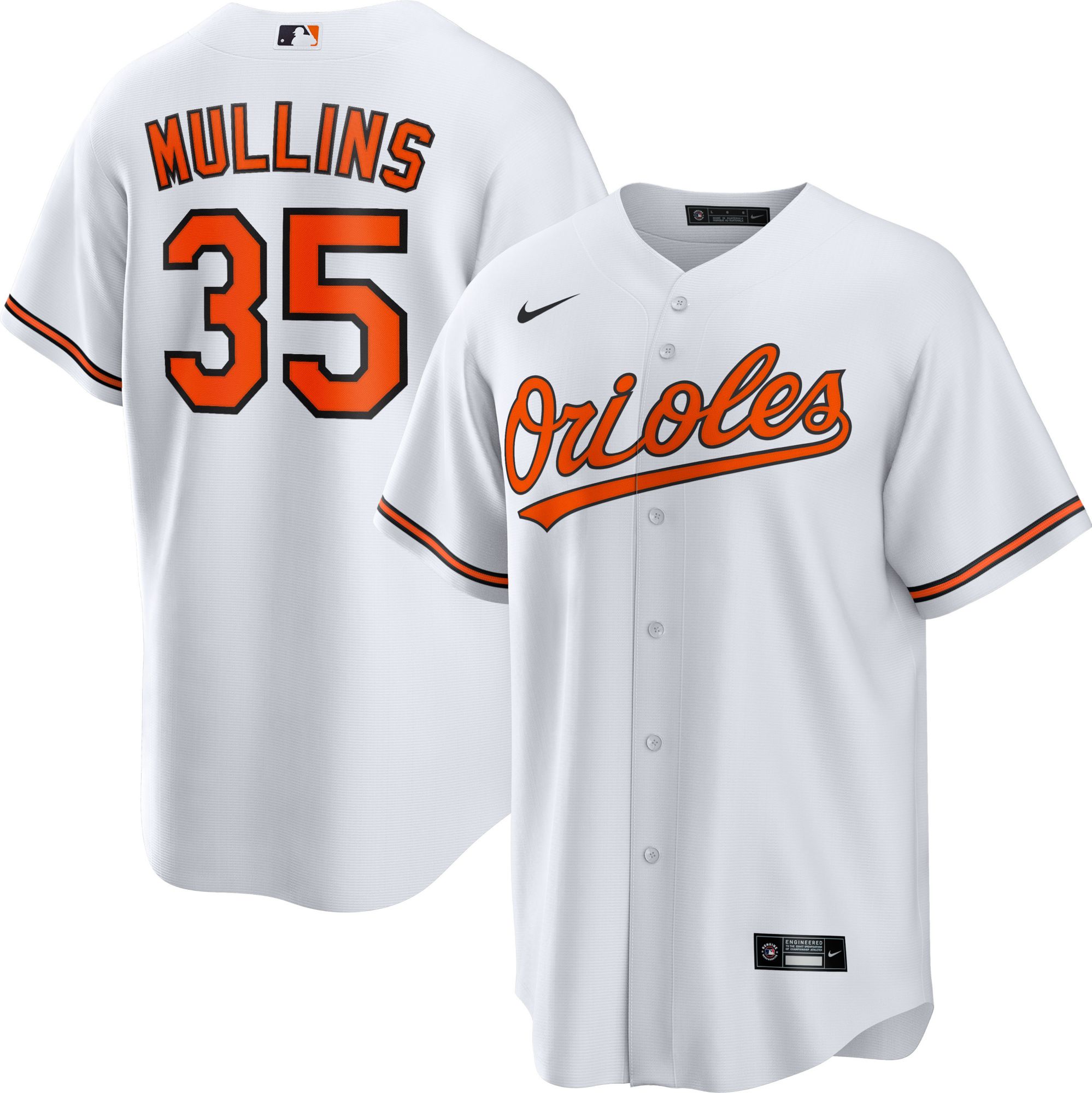 Cedric Mullins Baltimore Orioles Youth Orange Roster Name & Number T-Shirt 