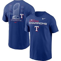 Nike Men's 2023 World Series Champions Texas Rangers Roster T-Shirt