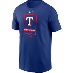 Nike Men's 2023 World Series Champions Texas Rangers Banner T-Shirt