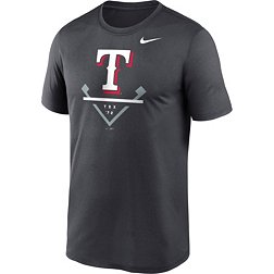 Nike Men's Texas Rangers Gray Icon Legend Performance T-Shirt