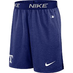 Nike Men's Texas Rangers Blue Authentic Collection Knit Shorts