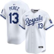 Salvador PEREZ #13 Kansas City Royals shops Majestic Cool Base WBC Venezuela jersey L