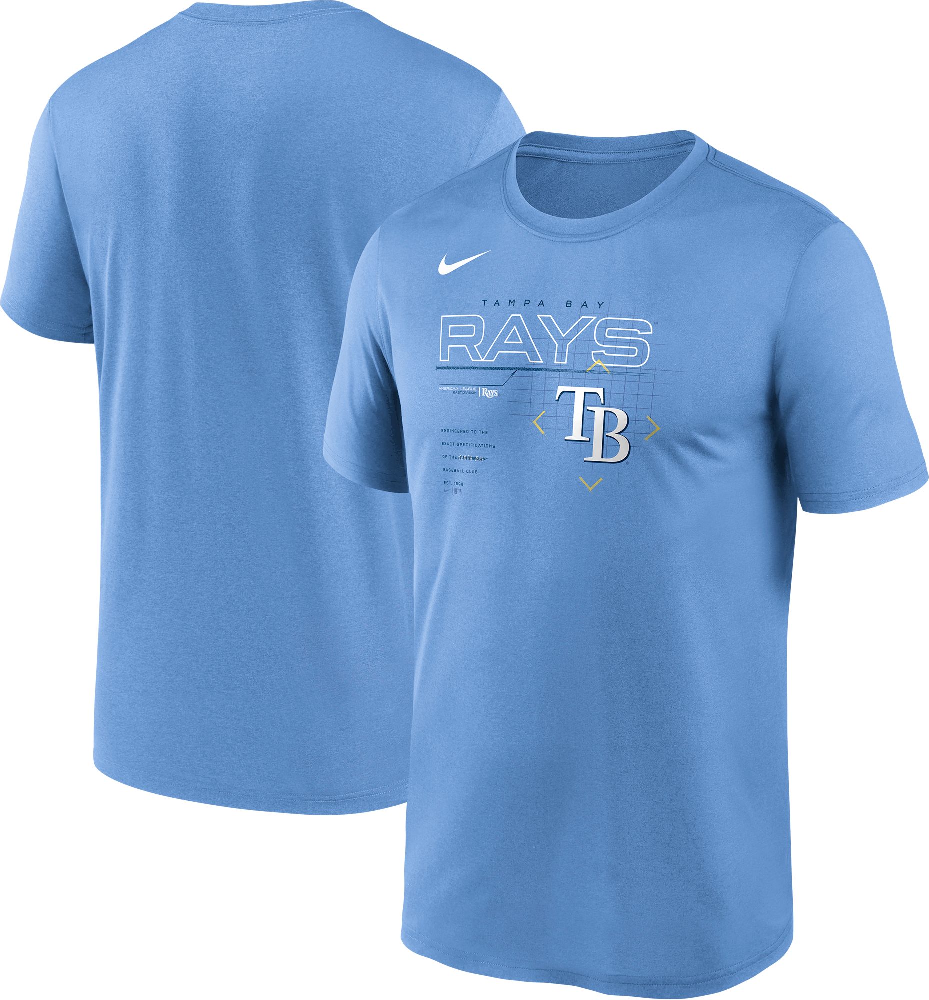 47 Brand Men's Tampa Bay Rays Line Drive T-Shirt - Macy's