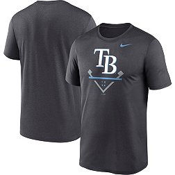 Men's Tampa Bay Rays Levelwear Heather Navy Sway Polo