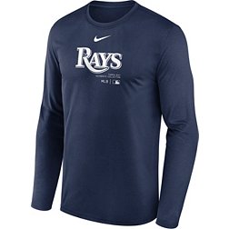 Nike Men's Tampa Bay Rays Navy Authentic Collection Issue Long Sleeve T-Shirt