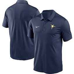 Nike Men's Tampa Bay Rays Navy Logo Franchise Polo T-Shirt