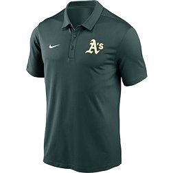 Nike Men's Oakland Athletics Green Logo Franchise Polo T-Shirt