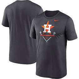 Nike Men's Houston Astros Gray Icon Legend Performance T-Shirt