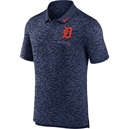 Nike Men's Detroit Tigers Navy Next Level Polo T-Shirt