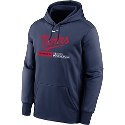 Nike Men's 2023 Postseason Minnesota Twins Authentic Collection Pullover Hoodie