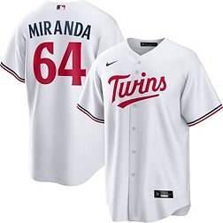 Nike Men's Minnesota Twins José Miranda #65 White Home Cool Base Jersey