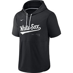 Nike Men's Chicago White Sox Black Springer Short Sleeve Hoodie