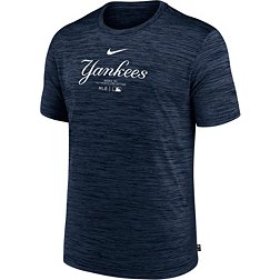 Nike Men's New York Yankees Blue Authentic Collection Velocity T-Shirt