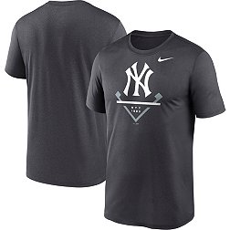 Nike Men's New York Yankees Gray Icon Legend Performance T-Shirt