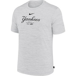 Nike Men's New York Yankees White Authentic Collection Velocity T-Shirt