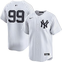 Nike Men's New York Yankees Aaron Judge #99 White Limited Vapor Jersey