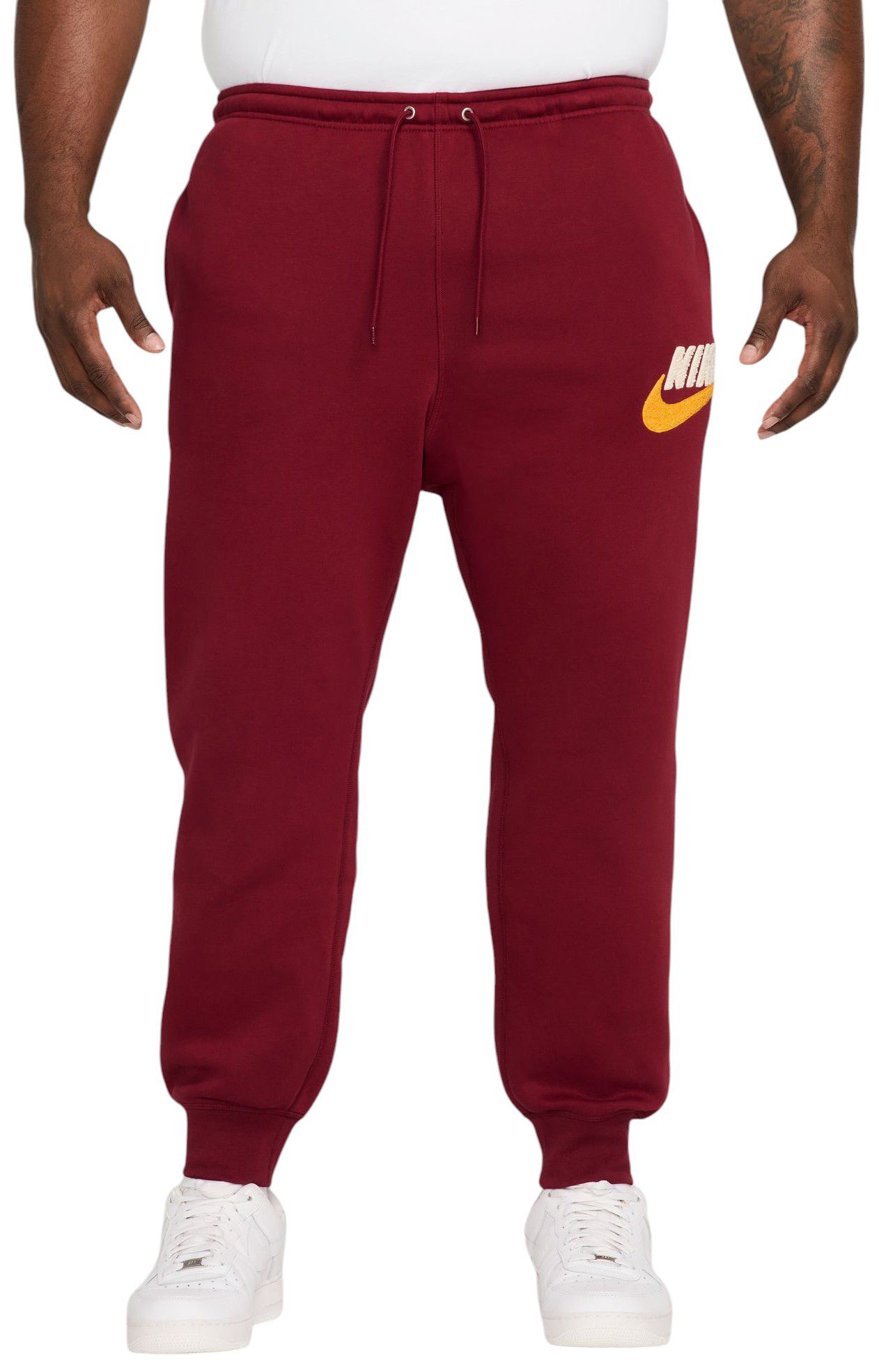 Nike Men's Club Fleece Brushed-Back Chenille Futura Joggers