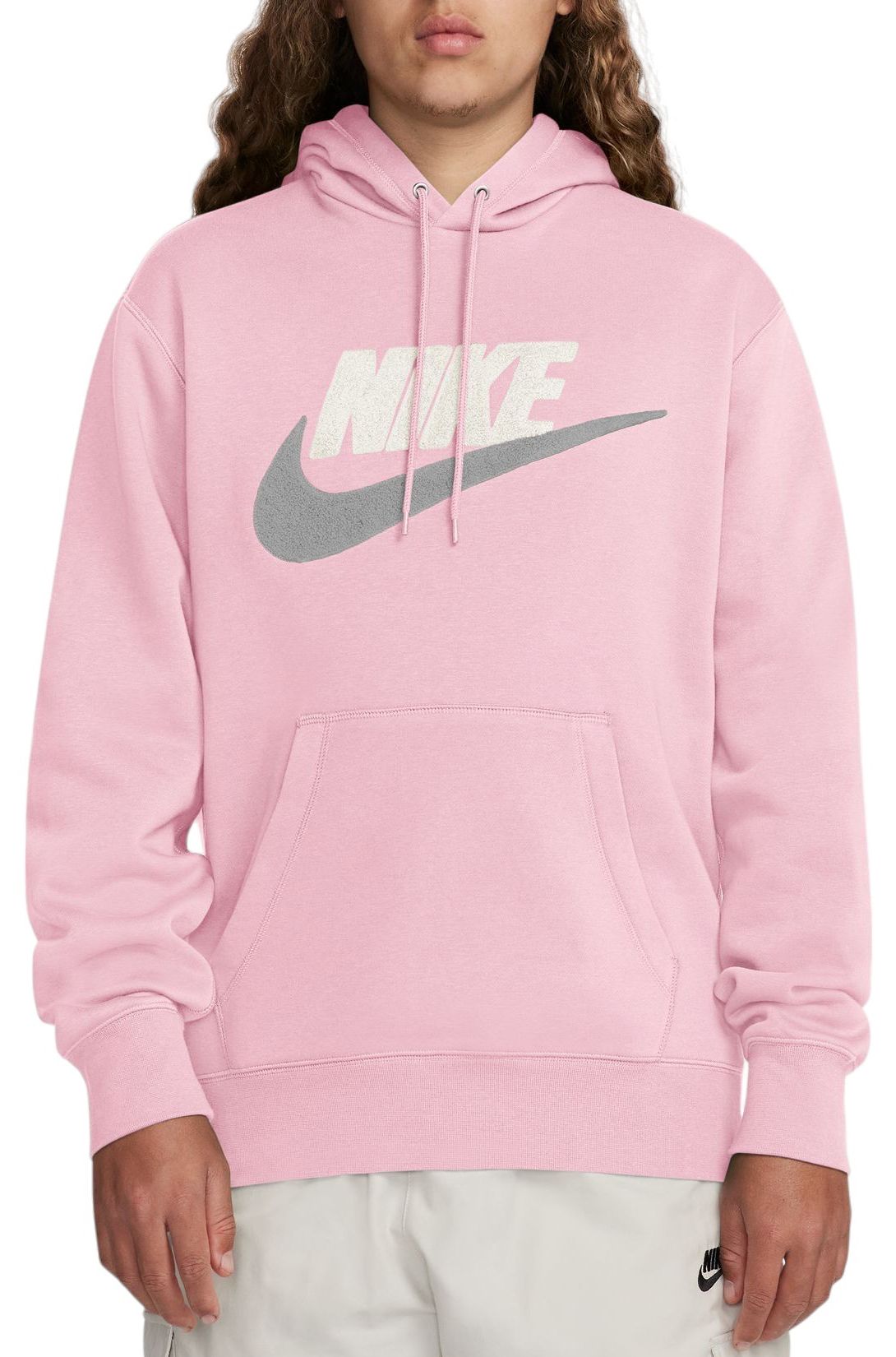 Nike Men's Club Fleece Brushed-Back Chenille Futura Hoodie