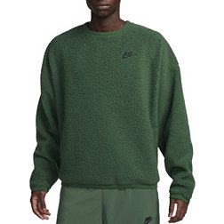 Nike Men's Club Fleece Sherpa Winterized Crewneck Sweatshirt
