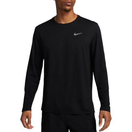 ★★Nike★★ Mylar Dry Fit UV Long Sleeve Running Top M Blac Nike Men's Dri-FIT UV Miler Long Sleeve Running Top | Dick's