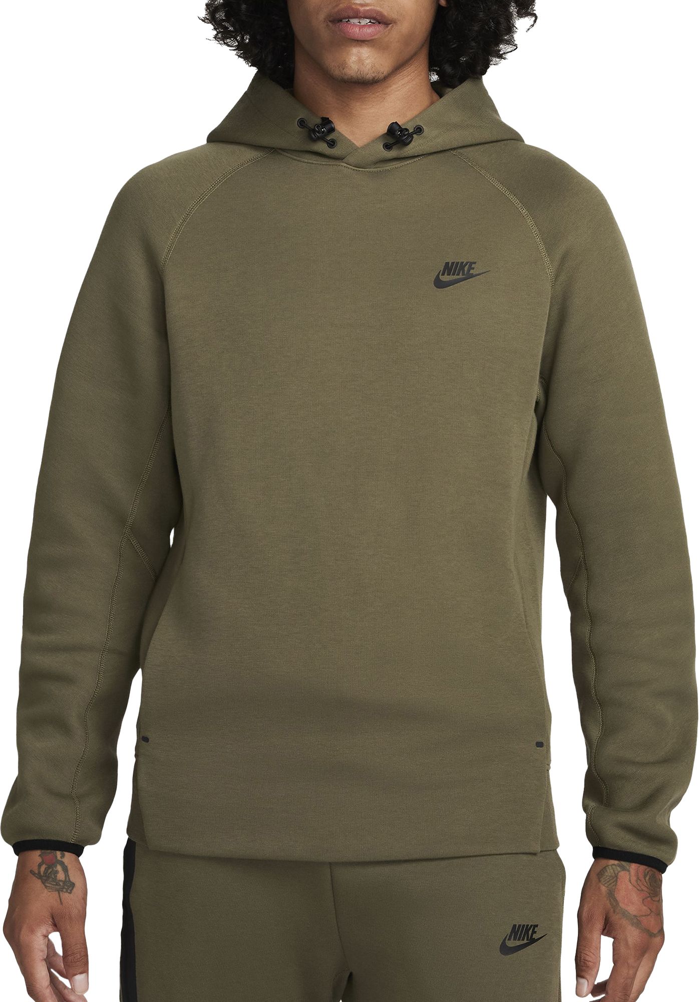 olive green nike sweatsuit men