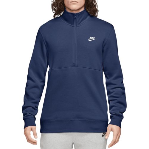 Nike Men's Sportswear Club Brushed-Back 1/2 Zip Pullover