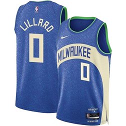 Nike Men's Milwaukee Bucks Damian Lillard #0 City Edition Jersey